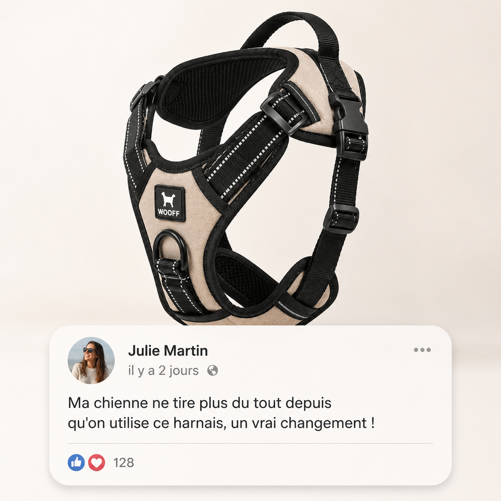 Harnais Anti-Traction PawZen — Reprenez le Contrôle de Vos Balades
