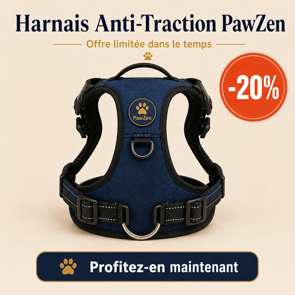 Harnais Anti-Traction PawZen — Reprenez le Contrôle de Vos Balades