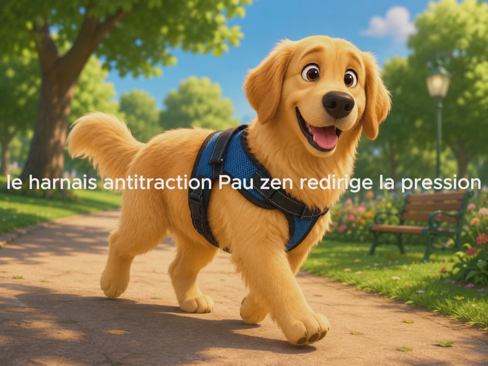Harnais Anti-Traction PawZen — Reprenez le Contrôle de Vos Balades